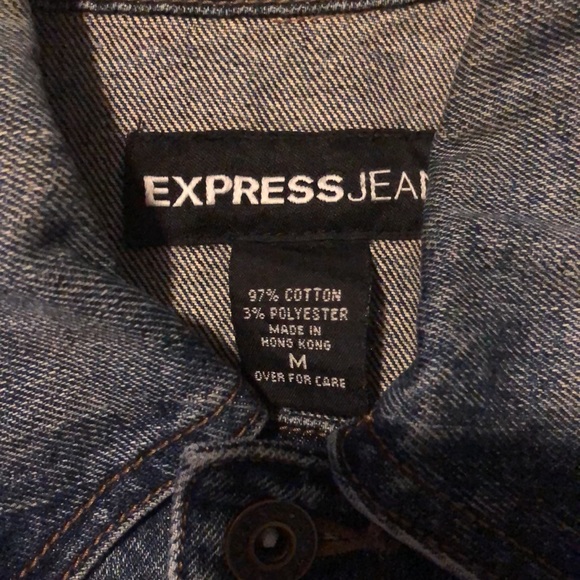 STONEWASHED BUTTON DOWN EXPRESS JEAN JACKET - Picture 3 of 6